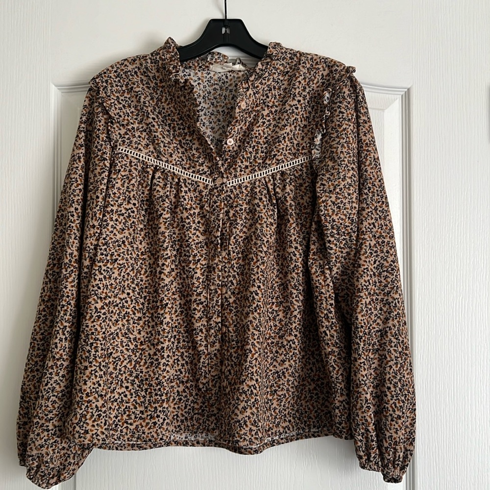 Fab’rik corduroy floral button up